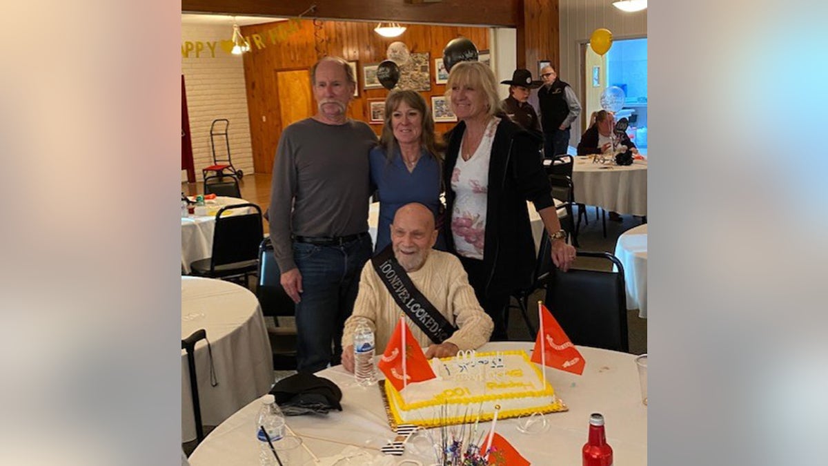 Jack Becker, from Prineville, Oregon, turned 100 on Jan. 20 and celebrated with a surprise party organized by his three children. 