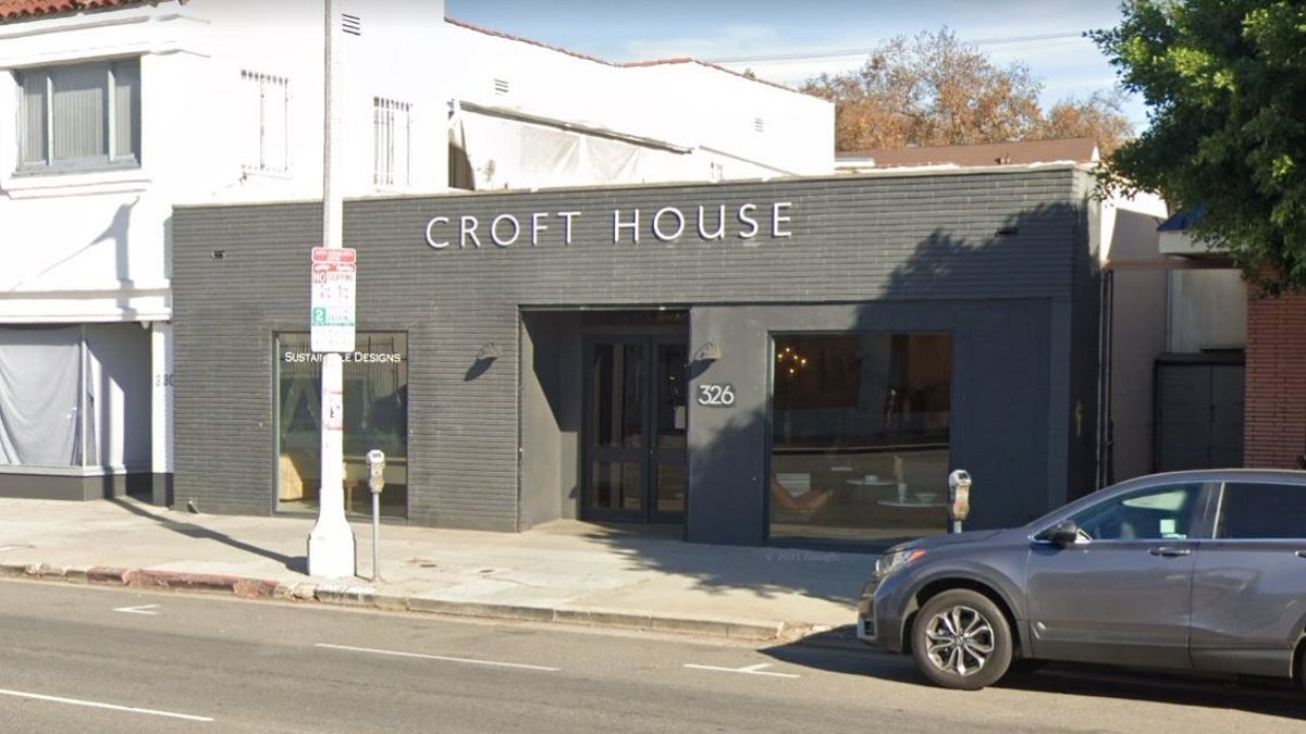 The Croft House in Los Angeles. Brianna Kupfer, 24, who worked at the furniture shop, was stabbed to death Thursday by a homeless man, police said.
