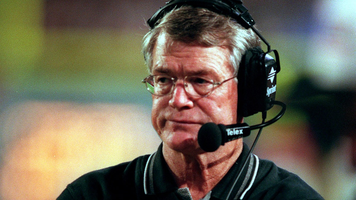 Atlanta Falcons head coach Dan Reeves watches as the final minutes of Super Bowl XXXIII tick away and the Denver Broncos beat his team at Pro Player Stadium. 