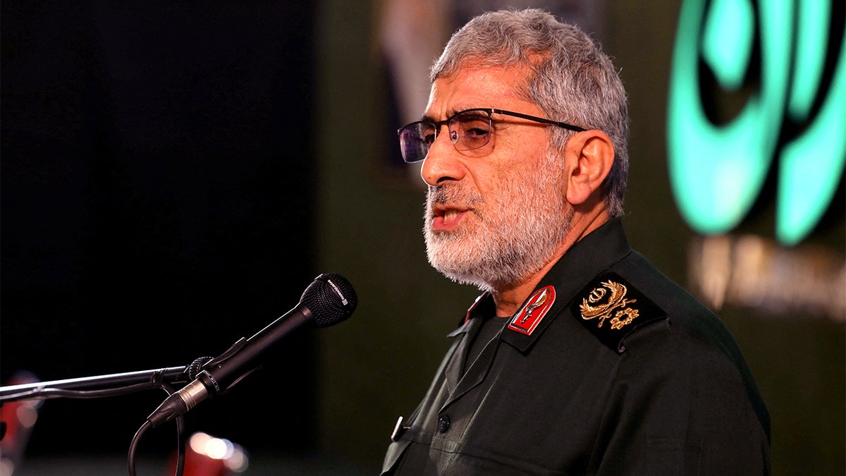 Esmail Ghaani Iran Revolutionary Guard Commander