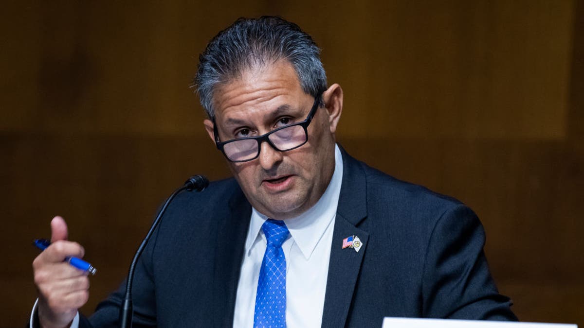 Michael Carvajal, director of the Federal Bureau of Prisons, testifies before the Senate Judiciary Committee in Washington, D.C., on June 2, 2020. 