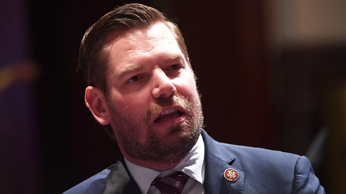 Rep. Eric Swalwell (D-CA) delivers remarks during the House Judiciary Committee markup of H.R. 7120, the "George Floyd Justice in Policing Act of 2020," on Capitol Hill on June 17, 2020 in Washington, DC. 