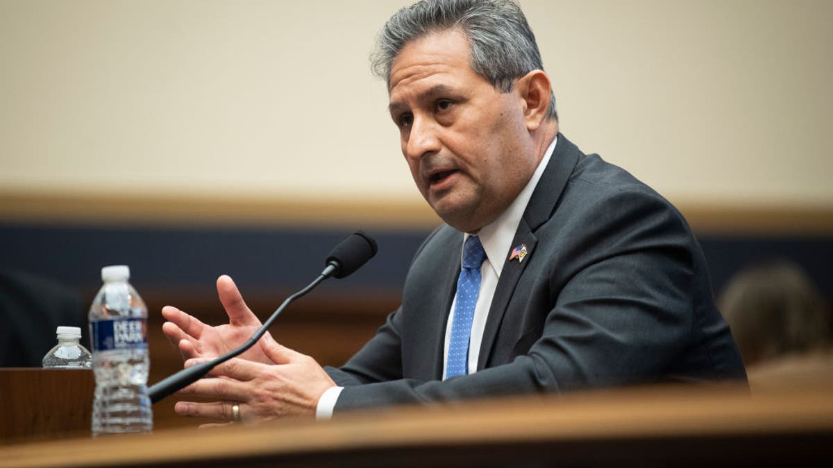 Michael Carvajal, Director of the Federal Bureau of Prisons, speaks during a House Judiciary Subcommittee hearing.