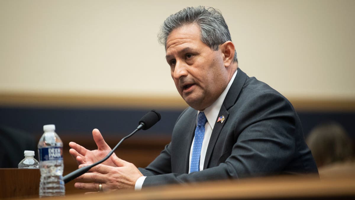 Michael Carvajal, Director of the Federal Bureau of Prisons, speaks during a House Judiciary Subcommittee hearing.
