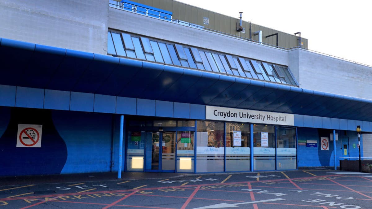 Croydon University Hospital in Croydon, U.K., on Saturday, Dec. 5, 2020. (Gareth Fuller/PA Wire/Bloomberg via Getty Images)