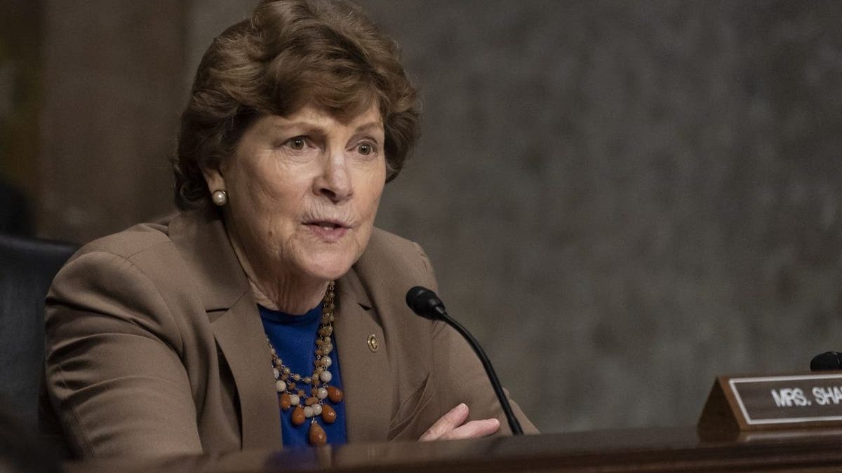 Sen. Jeanne Shaheen speaks during a Senate Foreign Relations Committee hearing.