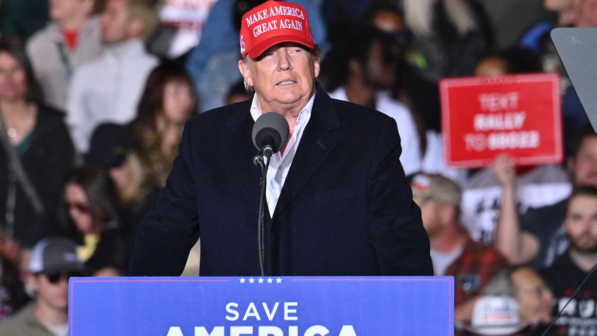 Donald Trump during Save America rally in Florence, Arizona