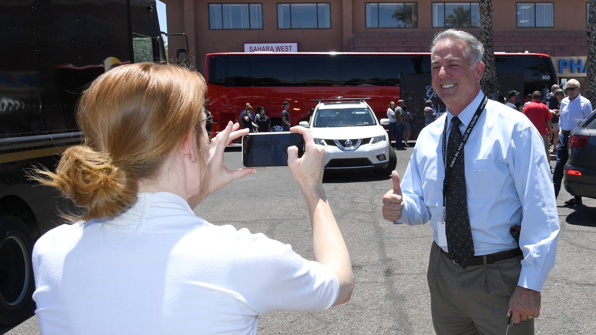 Clark County Sheriff Joe Lombardo is running for governor as a Republican. 