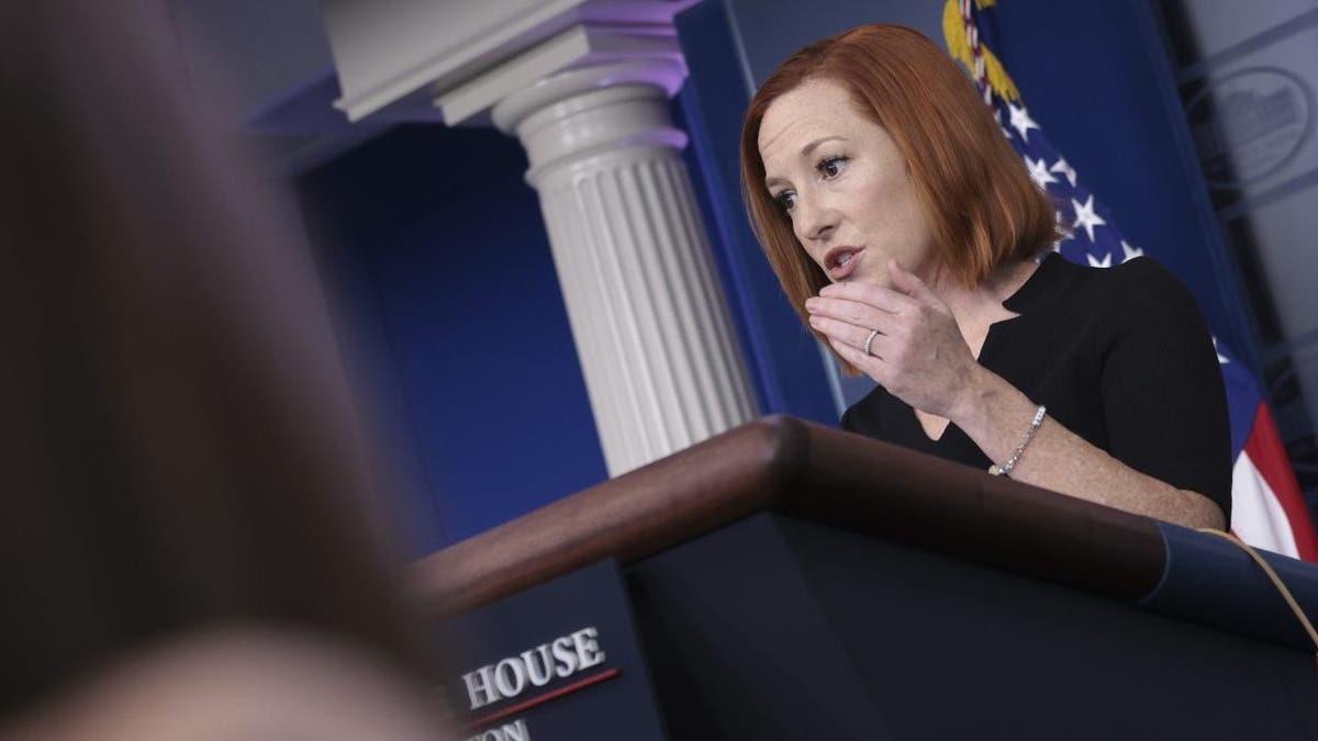 White House press secretary Jen Psaki answers questions during the daily White House press briefing Jan. 4, 2022 in Washington, DC.