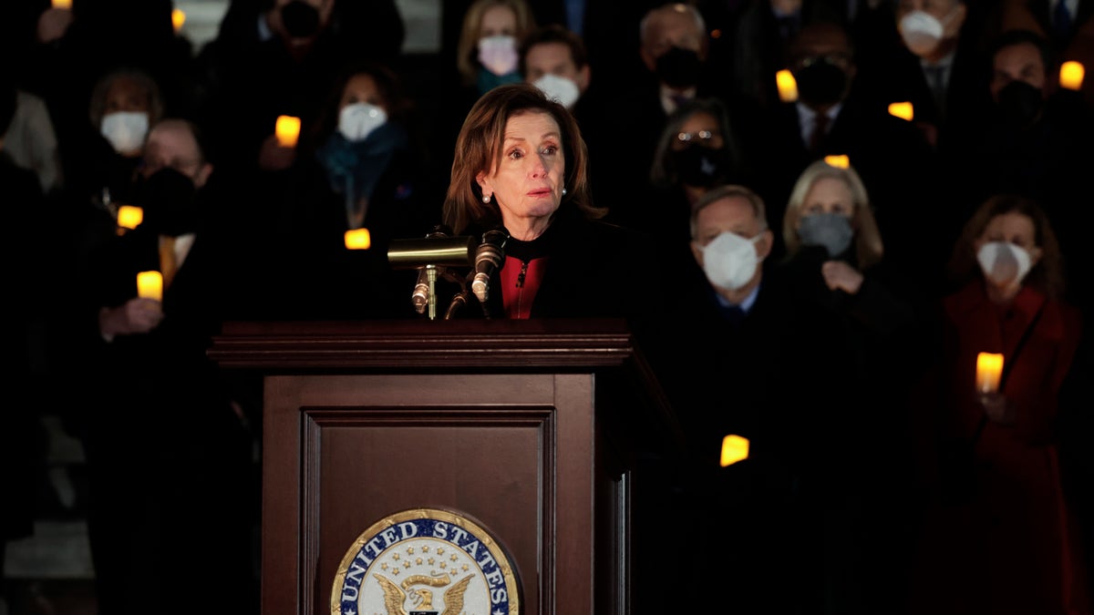 Nancy Pelosi commemorates January 6 Capitol riot in Washington