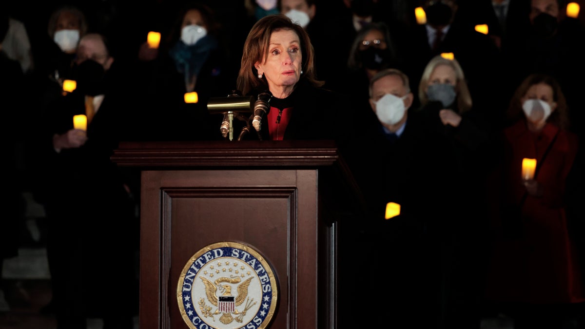 Nancy Pelosi commemorates January 6 Capitol riot in Washington