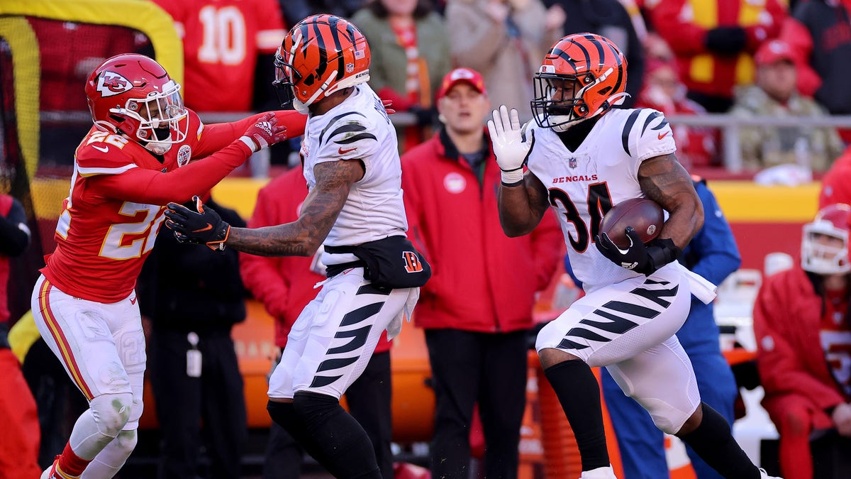 Bengals stay alive with Samaje Perine's 41-yard touchdown in AFC  Championship showdown