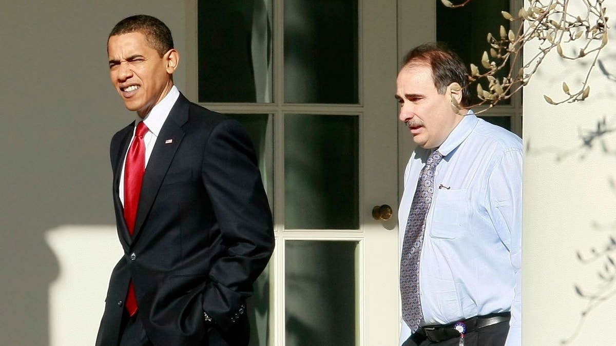 Barack Obama and David Axelrod