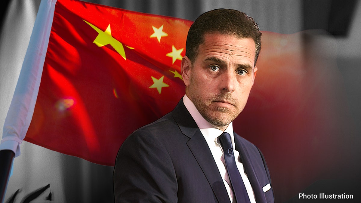 Hunter Biden with Chinese flag