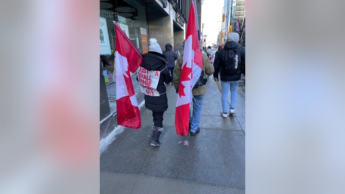 Canadian demonstrators protested against coronavirus restrictions over the weekends in Ottawa.