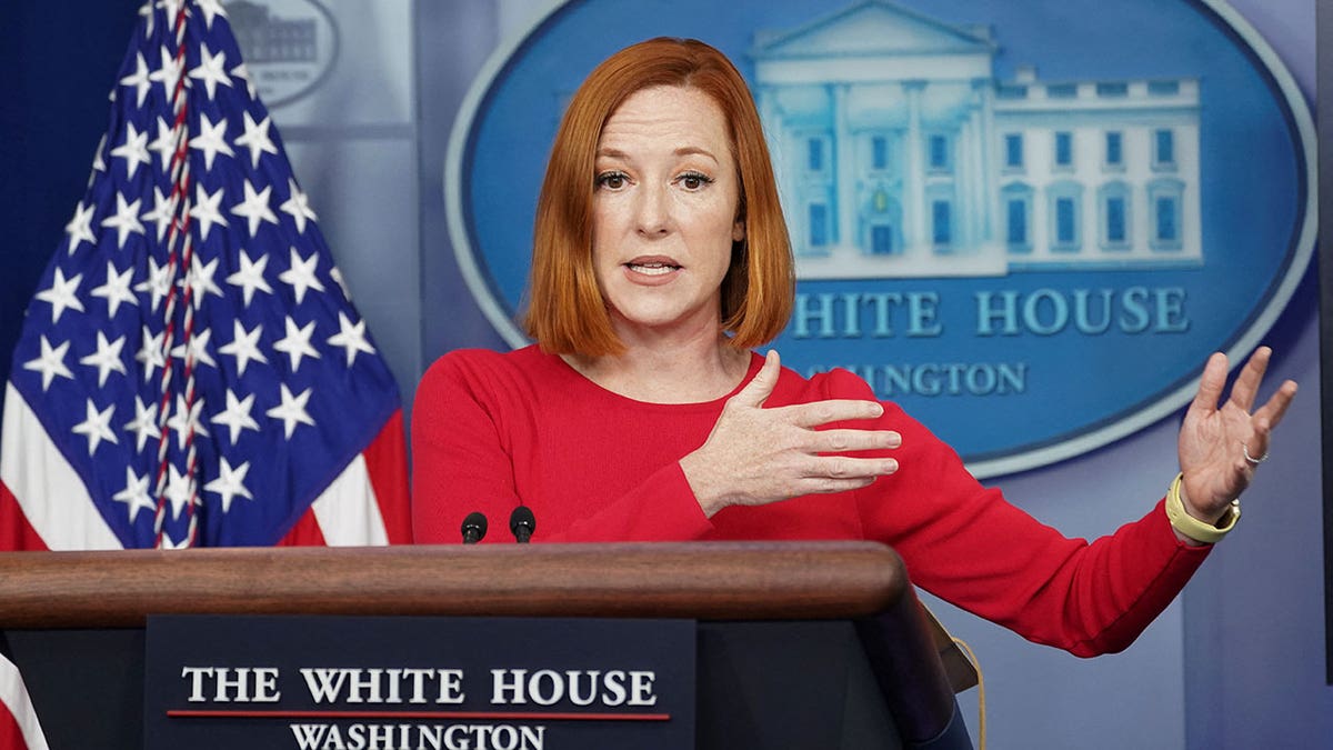 White House press secretary Jen Psaki