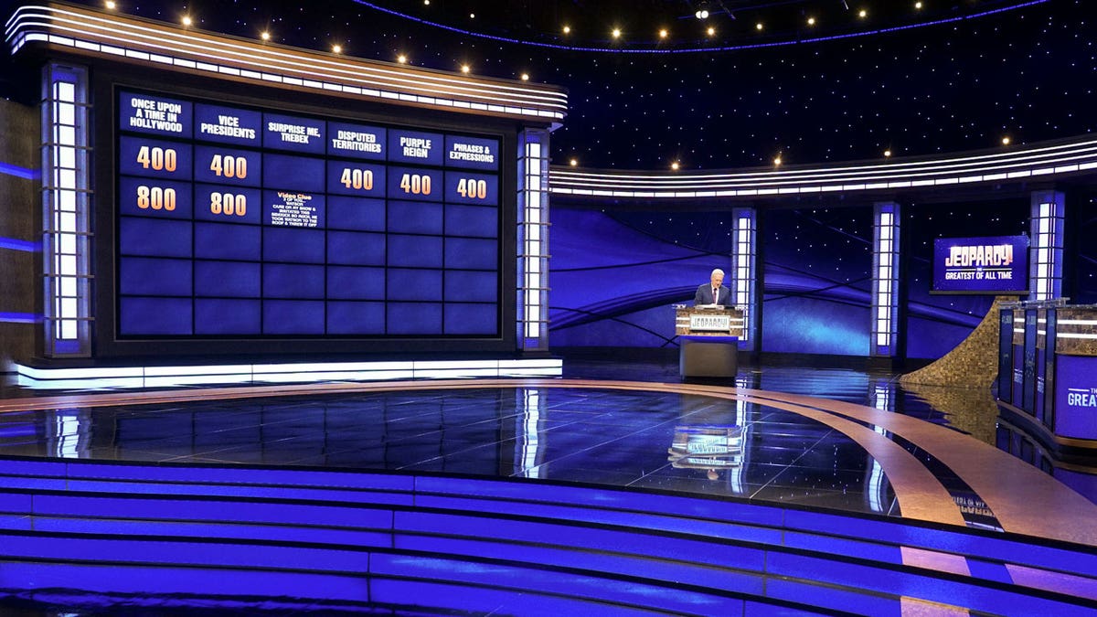 A general view of the Jeopardy stage