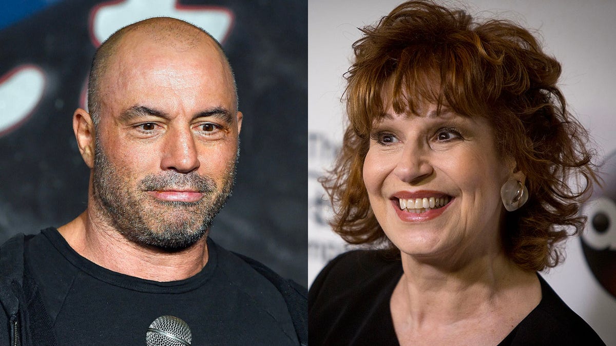 Joe Rogan and Joy Behar