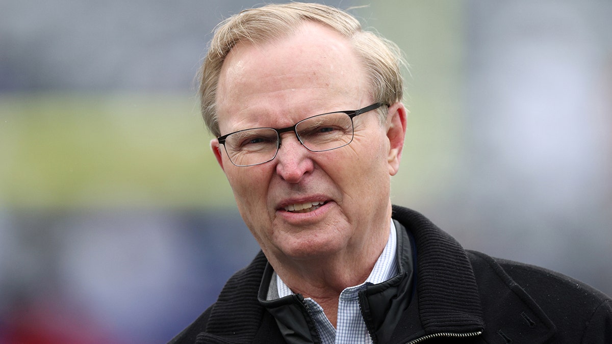 New York Giants co-owner John Mara looks on before the game against the Washington Football Team at MetLife Stadium on Jan. 9, 2022, in East Rutherford, New Jersey.