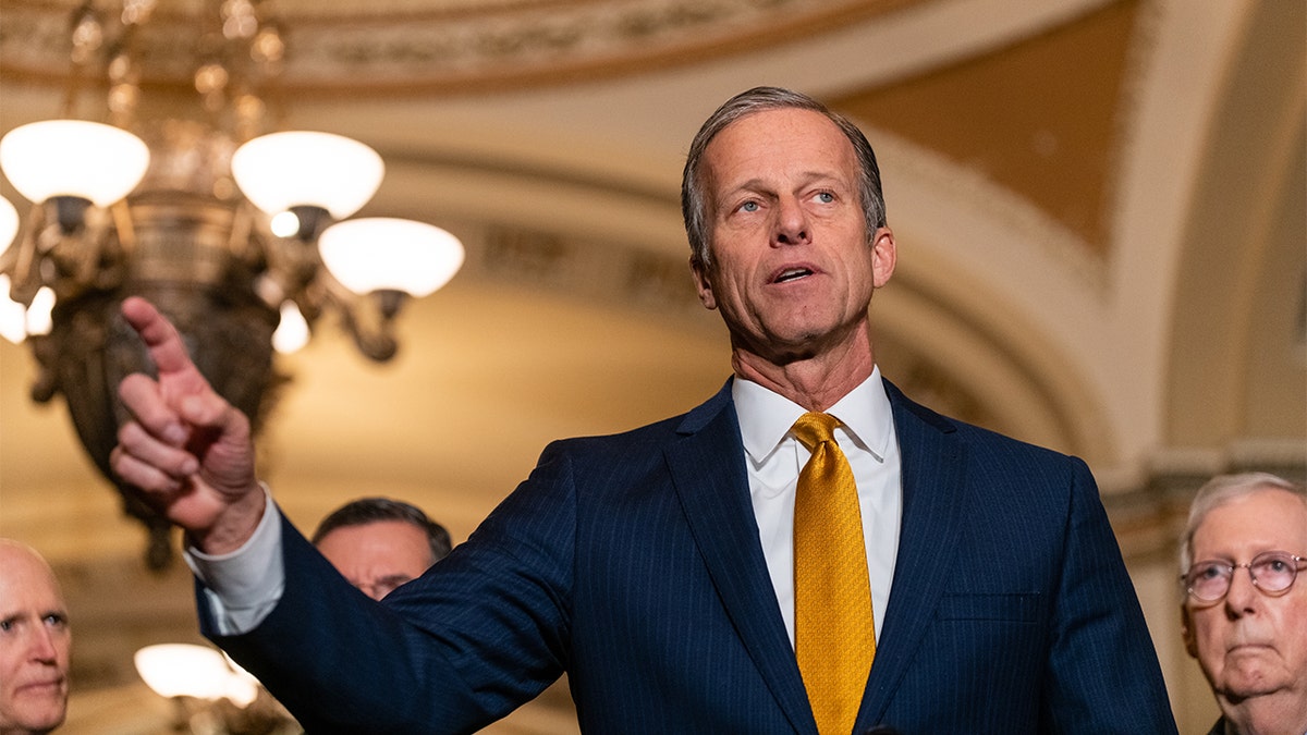 Sen. John Thune at a <a href='https://buzznews.ahkutech.com/pakistan/will-court-summon-pm-for-speaking-truth-asks-vawda-the-express-tribune' target='_blank'>news</a> coneference” width=”1200″ height=”675″/></source></source></source></source></picture></div>
<div class=