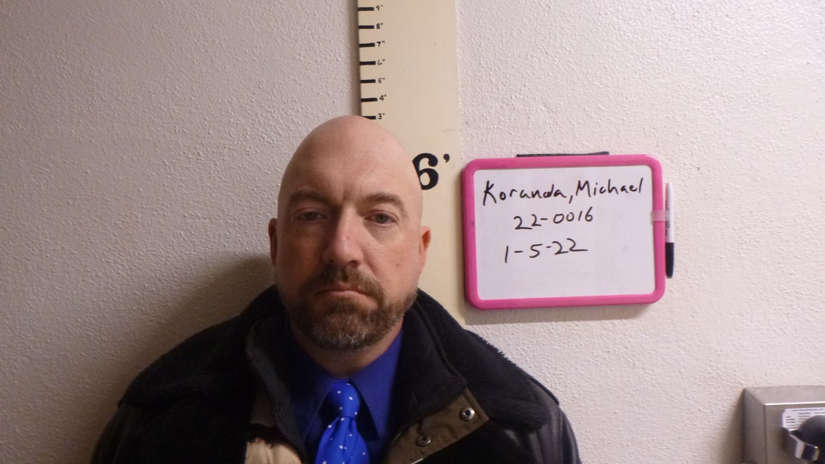 Michael Koranda, 46, was arrested and charged with possession of a controlled substance. 