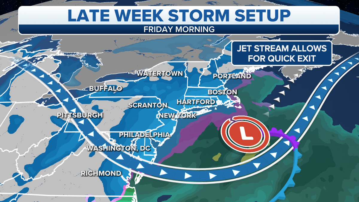 Northeast late week storm set-up