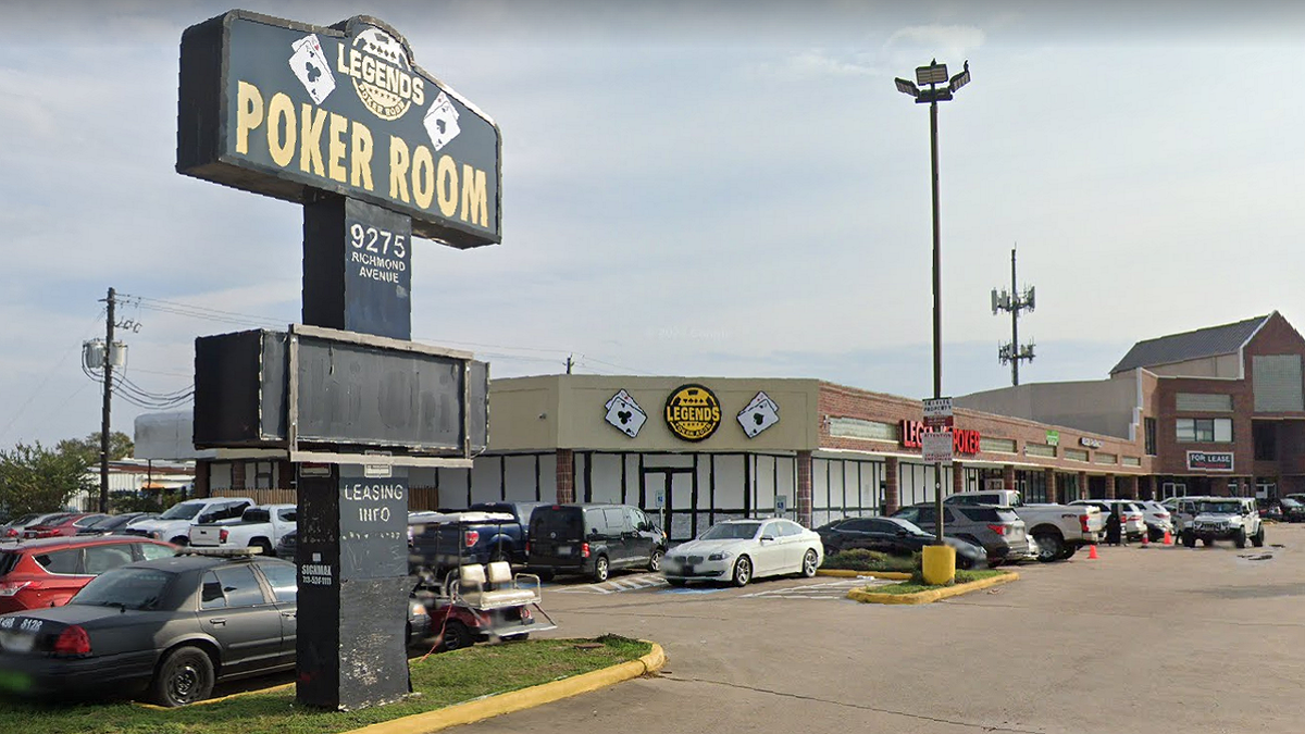 The attempted robbery happened around 1:30 a.m. Monday at the Legends Poker Room in Houston, Texas. (Google Maps)