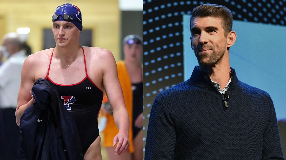 Michael Phelps reacted to the growing debate surrounding University of Pennsylvania transgender swimmer Lia Thomas