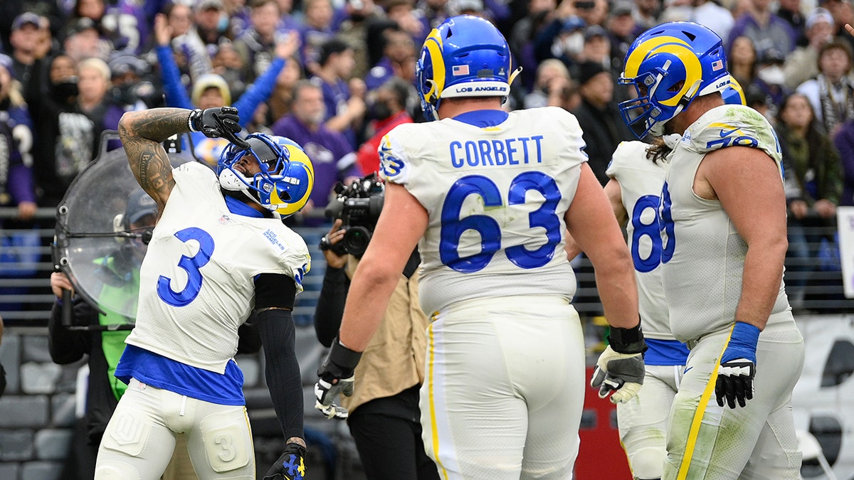 Odell Beckham Jr catches go-ahead TD pass to help Rams beat Ravens