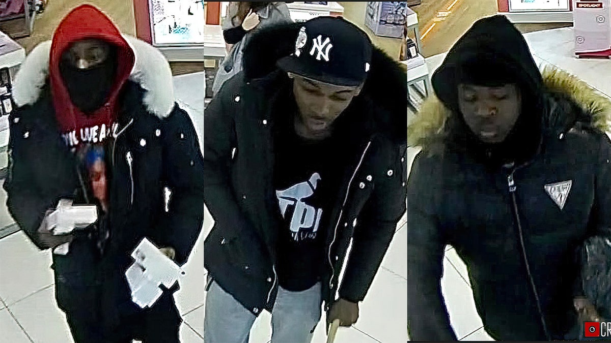Police say the three men stole $3,000 in merchandise from an Ulta Beauty store located at 833 North Krocks Road in Lower Macungie Township,Lehigh County, in broad daylight on Sunday.