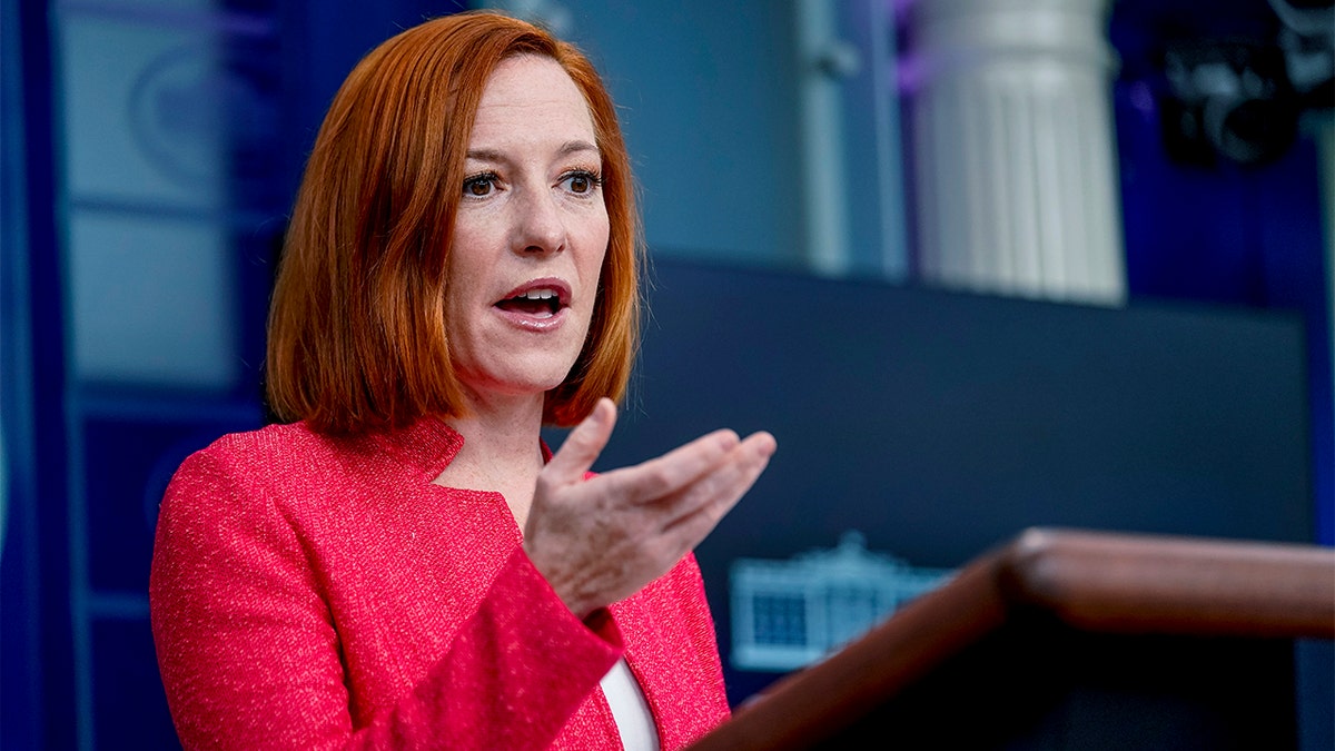 White House press secretary Jen Psaki