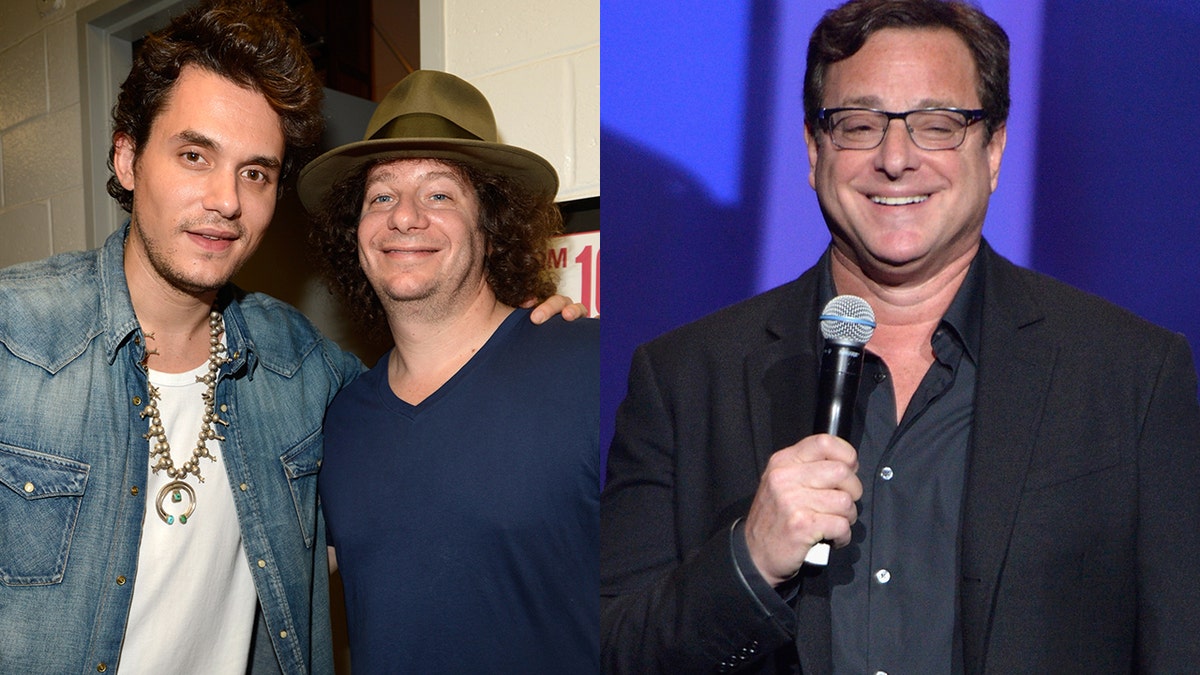 John Mayer and Jeff Ross livestreamed their trip to pick up Bob Saget's car from the airport this week.