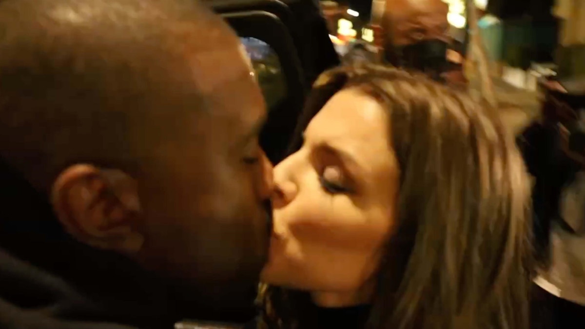 Kim Kardashian, Kanye West Show PDA on Ice Cream Date