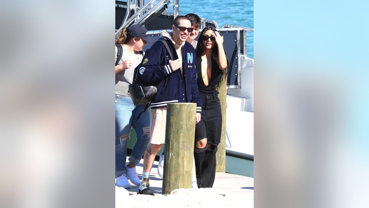Kim Kardashian and Pete Davidson 