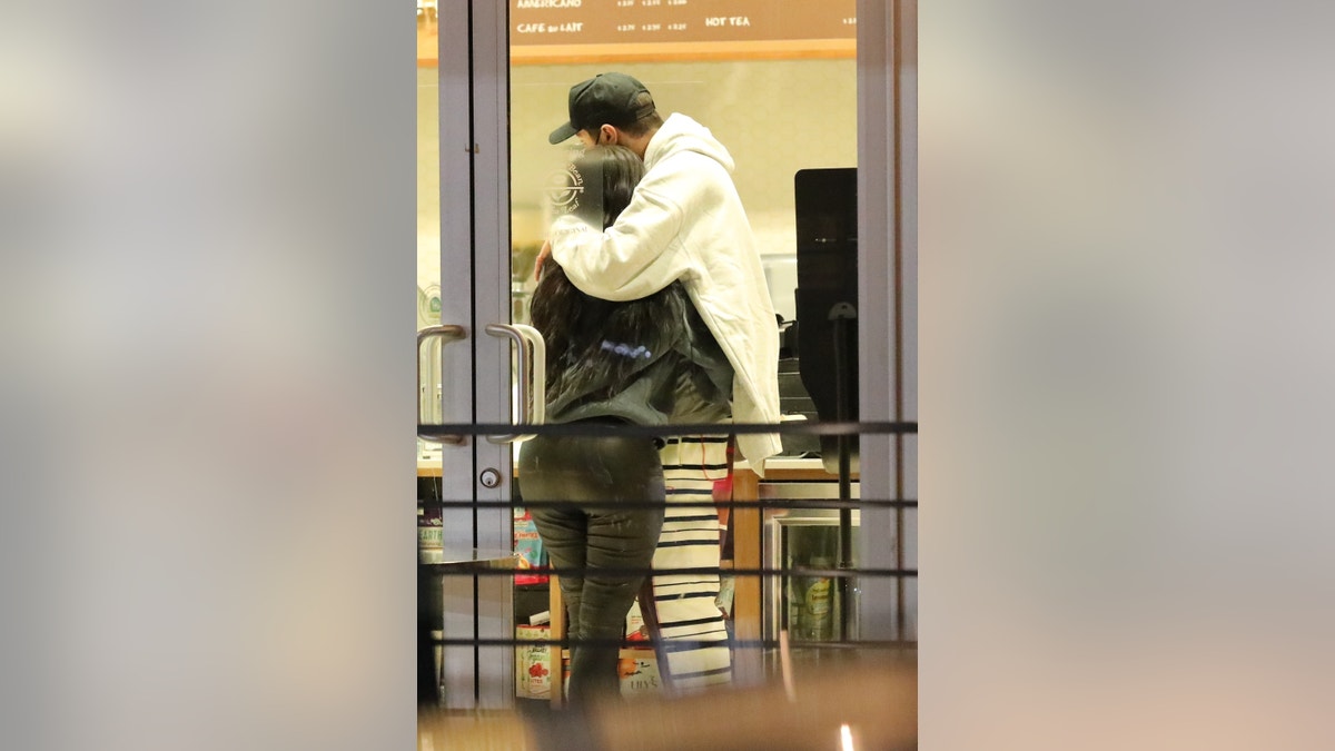 Pete Davidson, Kim Kardashian hug Rite Aid