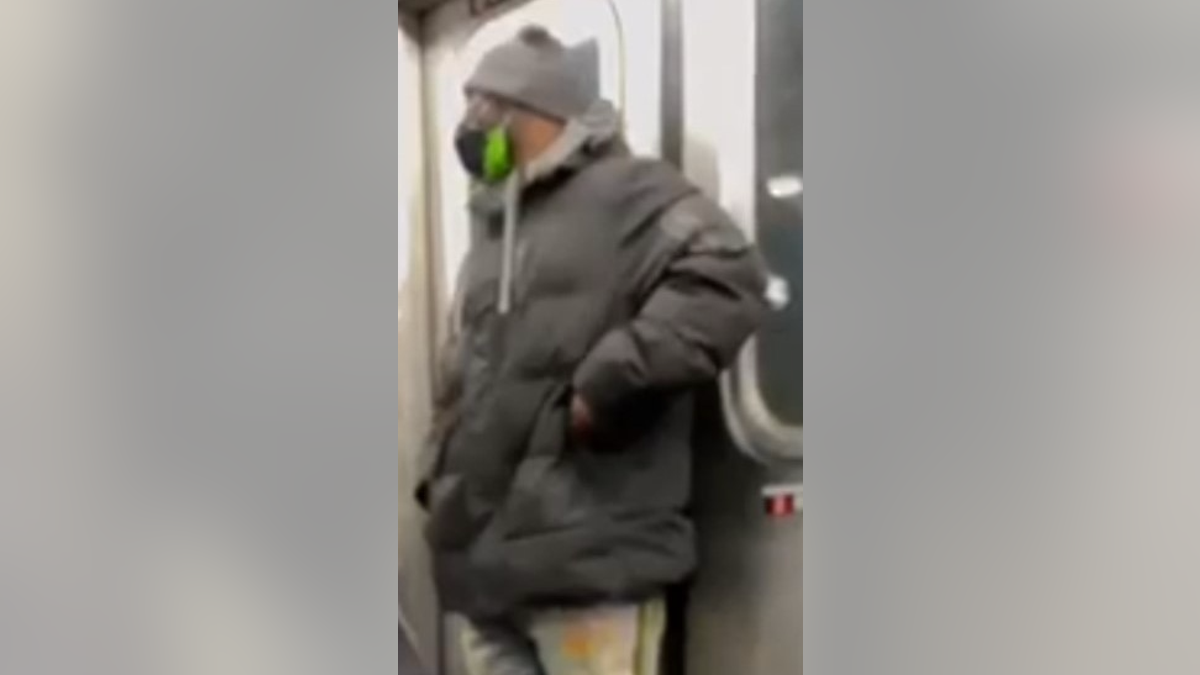 Police say this man punched a 14-year-old in the face after making racist statements on the subway Monday morning. 