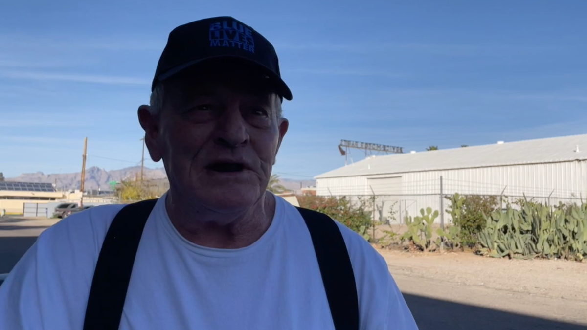 Arizona resident tells Fox News he's pleased Sen. Sinema isn't going along with the Democratic Party.