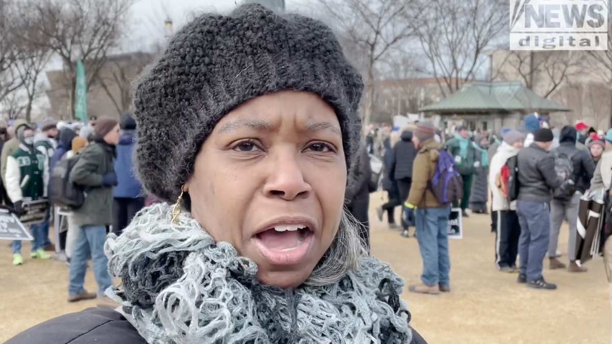 Rhonda speaks with Fox News Digital at the 2022 March for Life.