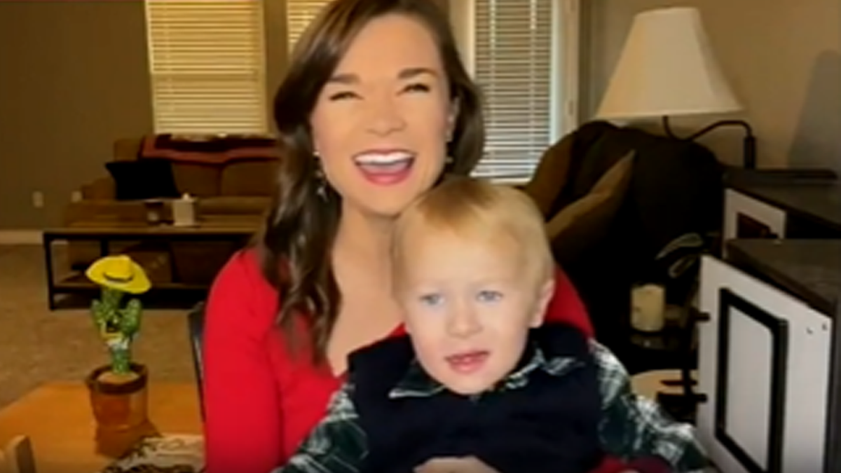 Kayla Sullivan and her son