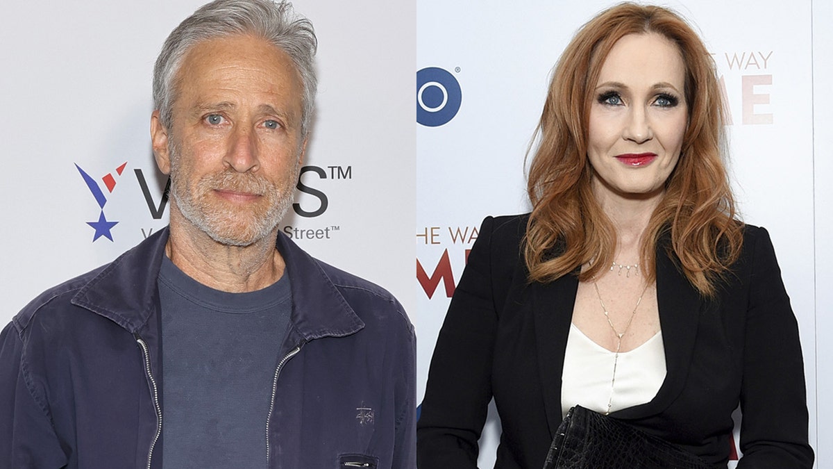 Jon Stewart and J.K. Rowling