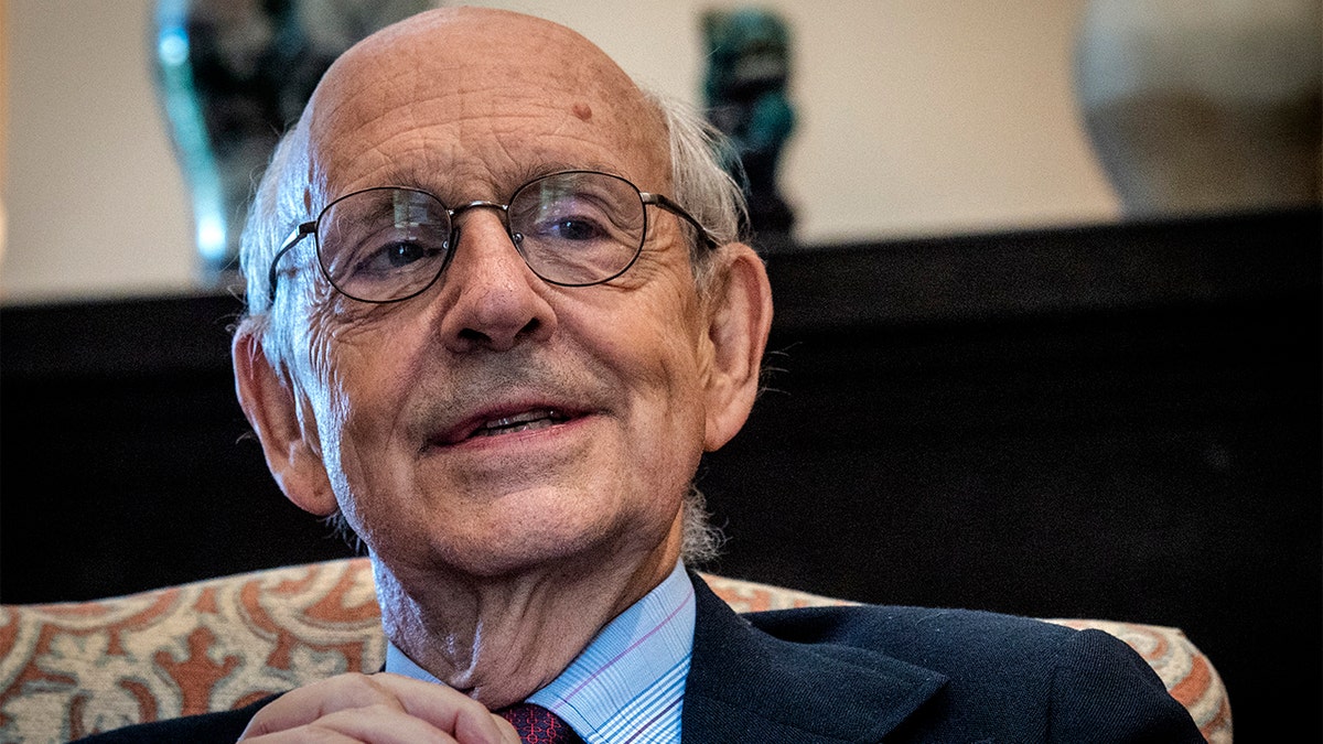 Supreme Court Justice Stephen Breyer during an interview in his office, in Washington, in August 2021