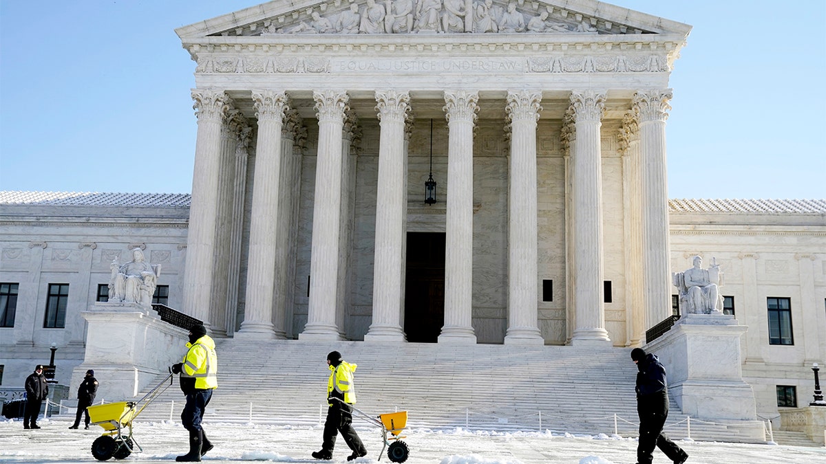 The Supreme Court is shown Friday, Jan. 7, 2022, in Washington.
