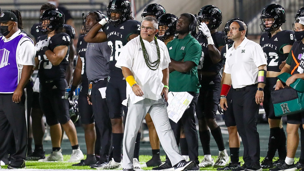 Hawaii head coach Todd Graham