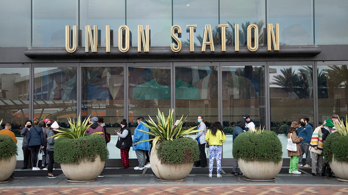 FILE: The Los Angeles nurse who was hospitalized Thursday after being attacked by a homeless man near the city’s Union Station. (Myung J. Chun / Los Angeles Times via Getty Images)