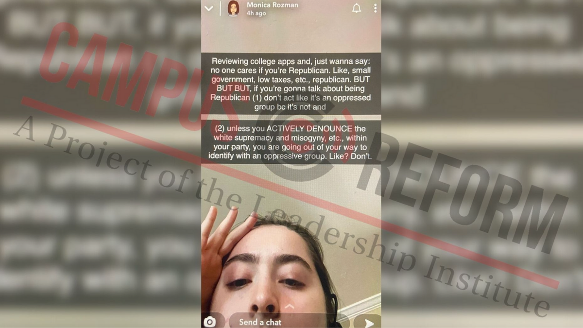 A Clemson University admissions counselor has been reassigned from her role after calling Republican applicants part of an "oppressive group" in a Snapchat story.