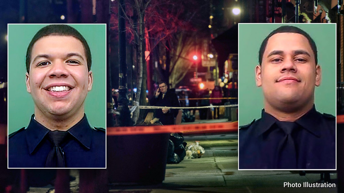 NYPD Officer Jason Rivera and NYPD Officer Wilbert Mora 