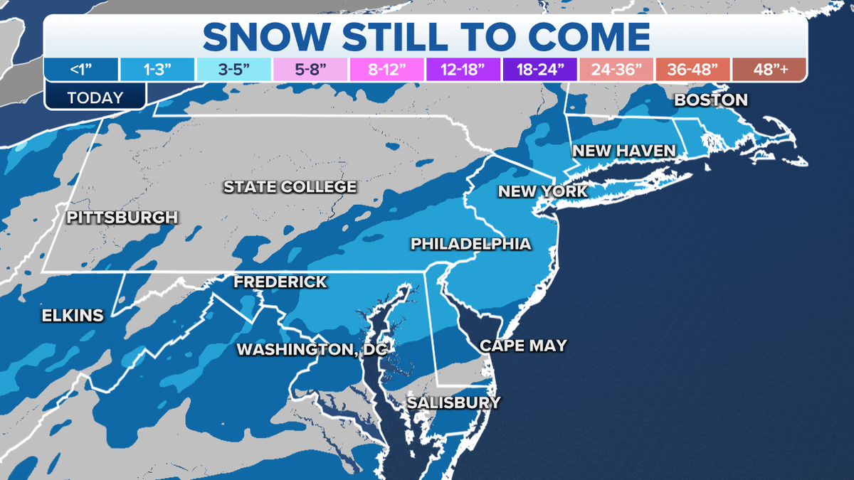Northeast snow forecast