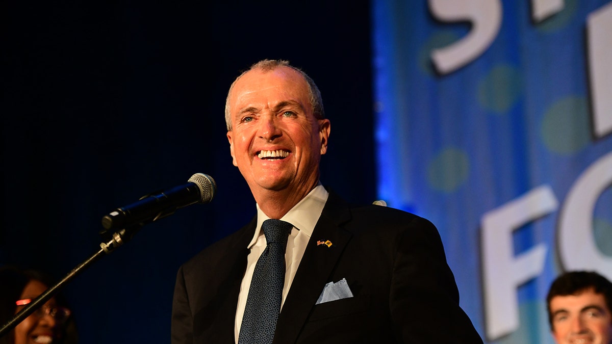 New Jersey Governor Phil Murphy speaks during an election night event at Grand Arcade at the Pavilion on November 2, 2021 in Asbury Park, New Jersey. New Jersey residents went to the polls Tuesday to vote in the gubernatorial race where Murphy faced off against Republican challenger Jack Ciattarelli.
