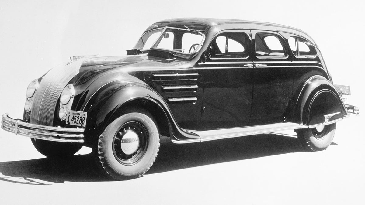 The 1934 Chrysler Airflow featured cutting edge aerodynamics.