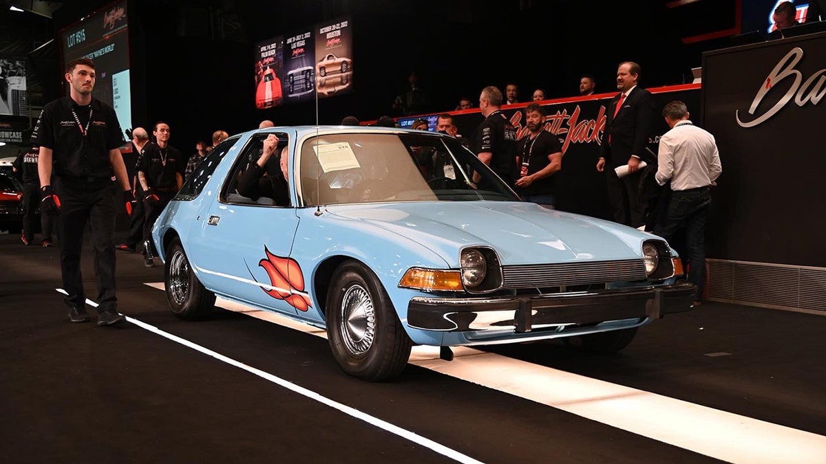 The "Wayne's World" AMC Pacer was auctioned for a record $71,500.